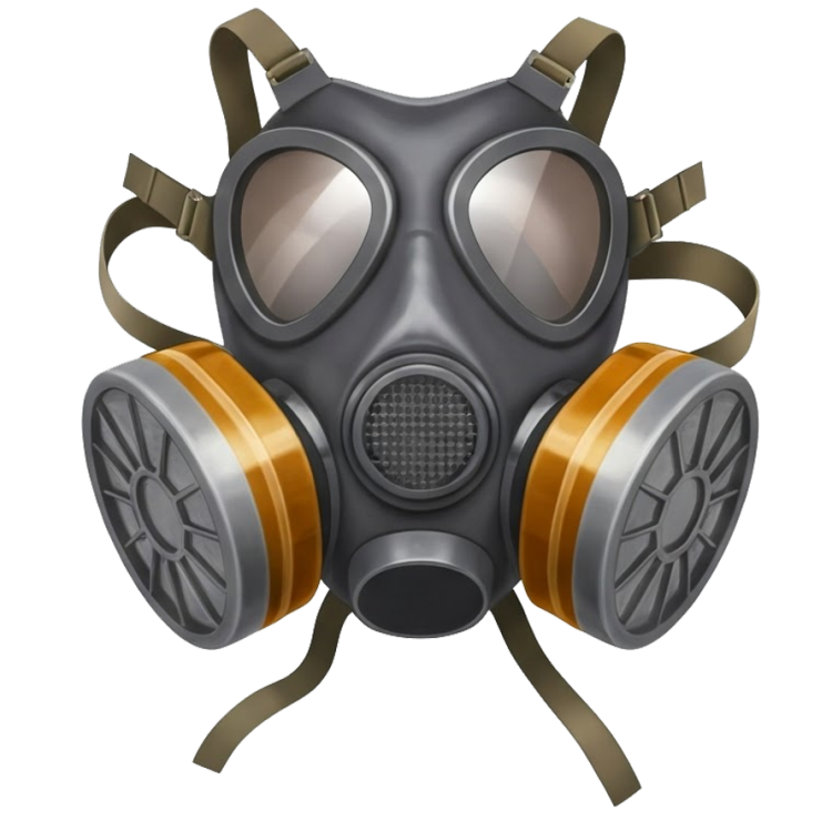 respirator แปลว่า หน้ากากป้องกันก๊าซพิษ