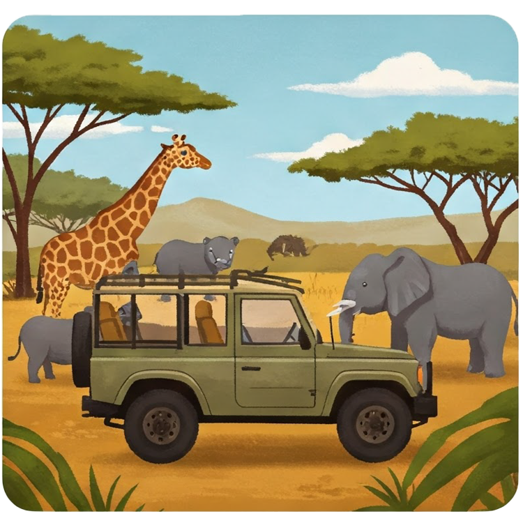 safari แปลว่า การเดินทางไกลเพื่อล่าสัตว์ท่องเที่ยวค้นหาทางวิทยาศาสตร์