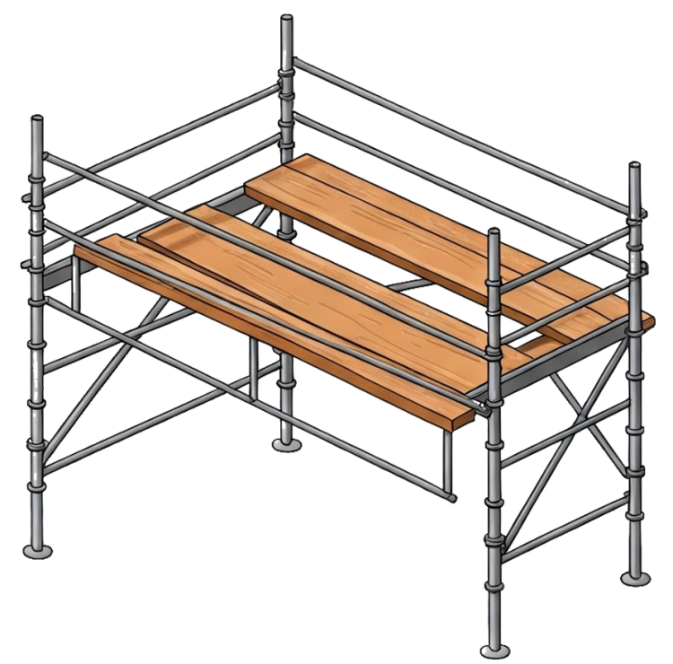 scaffolding แปลว่า นั่งร้าน