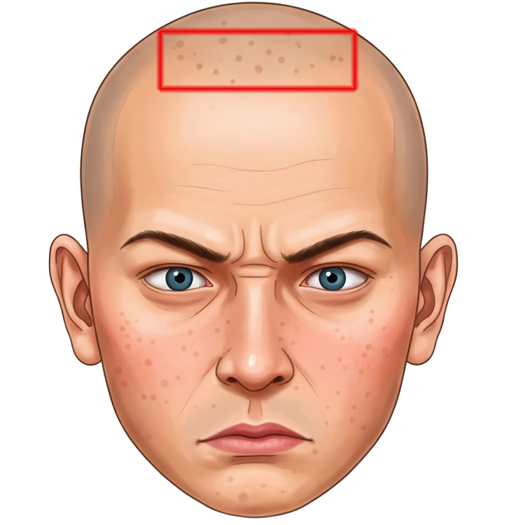 scalp แปลว่า หนังศีรษะ