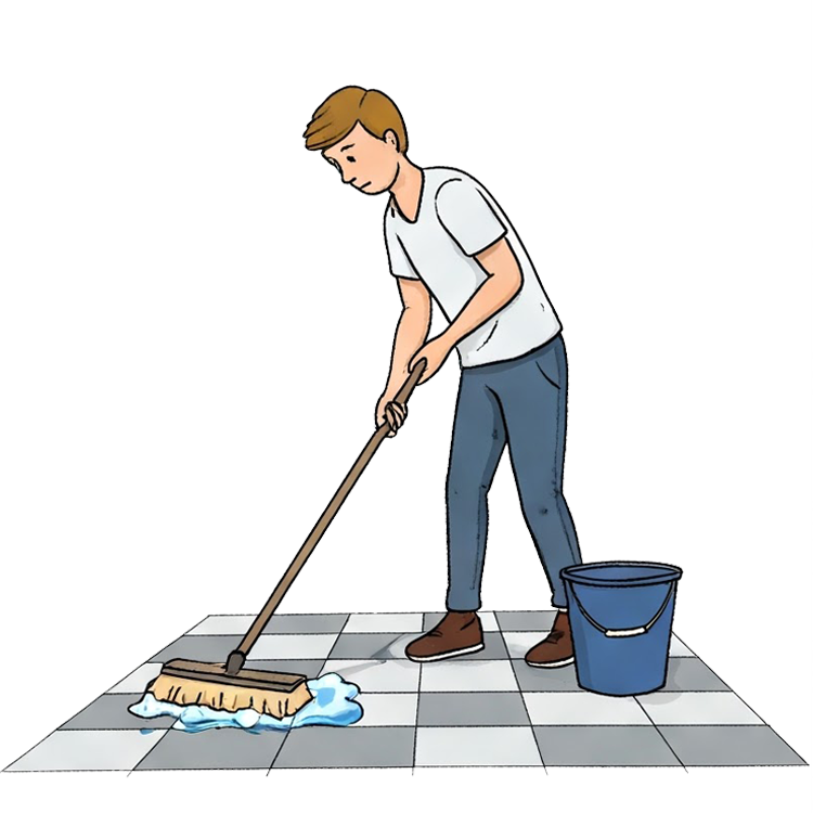 scrub แปลว่า ถู,ขัดอย่างแรง