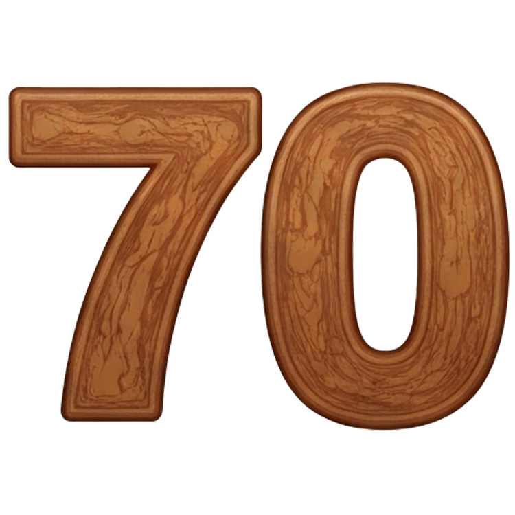 seventy แปลว่า เจ็ดสิบ