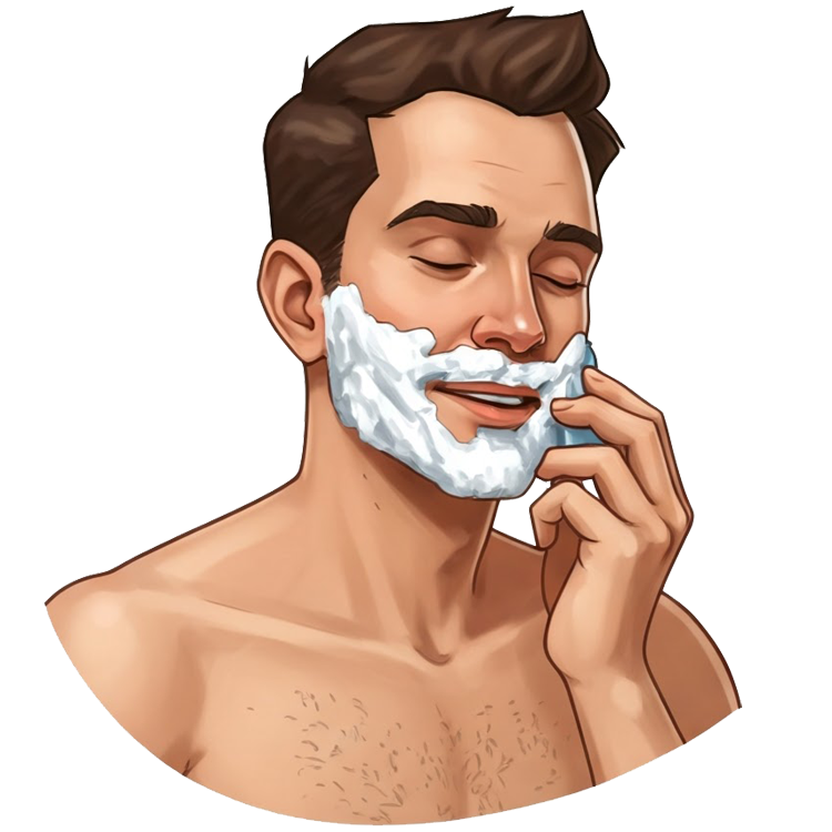 shave แปลว่า โกนหนวด