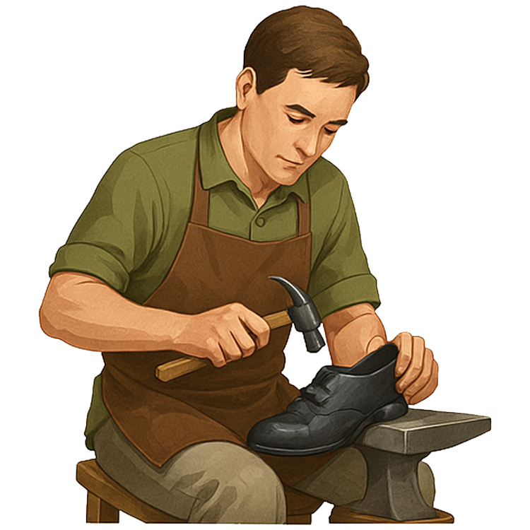 shoemaker แปลว่า ช่างทำรองเท้า