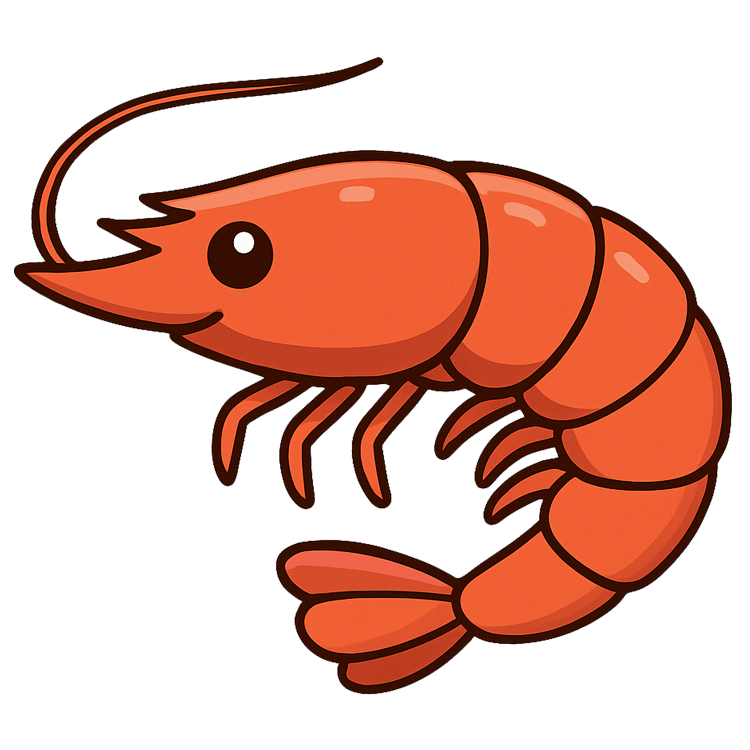 shrimp แปลว่า กุ้งขนาดเล็ก