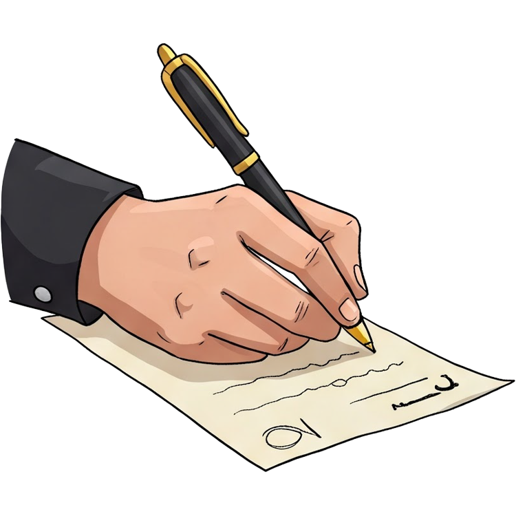 sign แปลว่า ลงชื่อ,เซ็นชื่อ