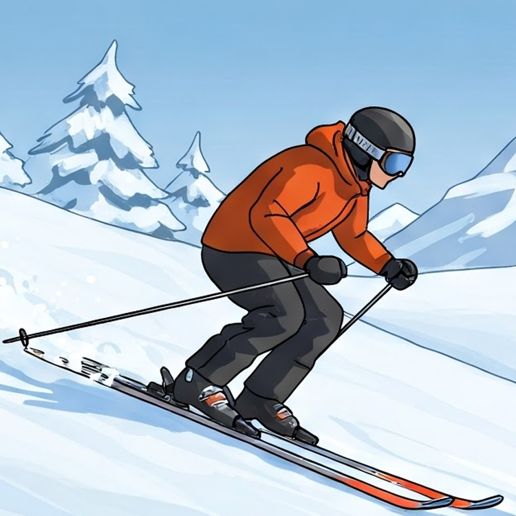 skiing แปลว่า กีฬาเล่นสกี