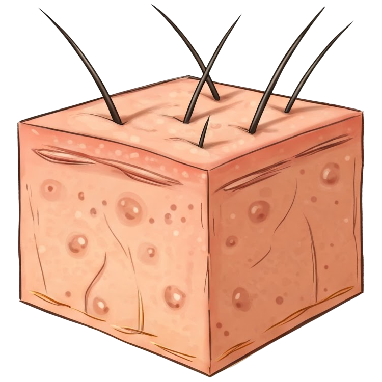 skin แปลว่า ผิวหนัง