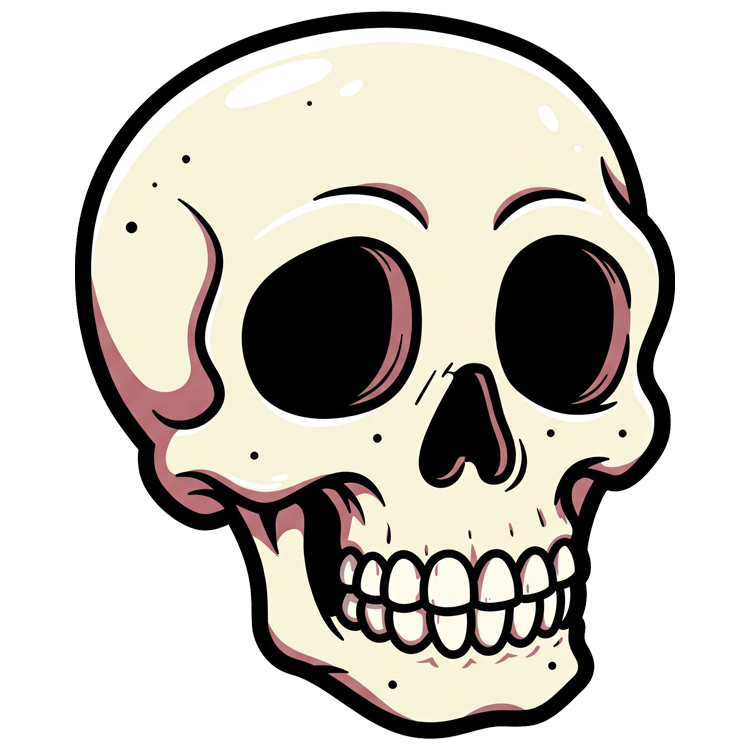 skull แปลว่า กะโหลกศีรษะ