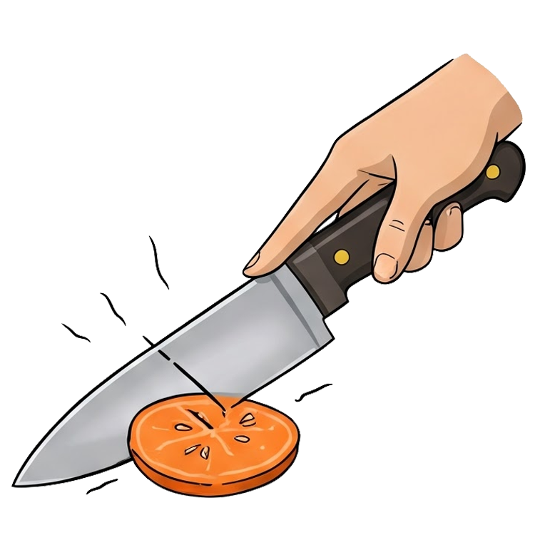 slice แปลว่า ตัดเป็นแผ่นบาง