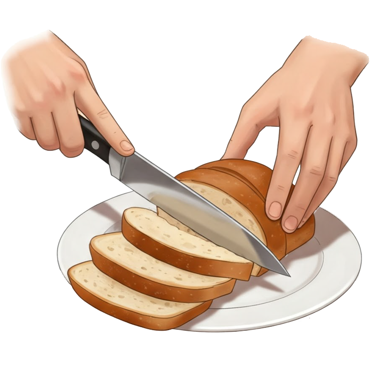 slice แปลว่า ตัดเป็นแผ่นบาง