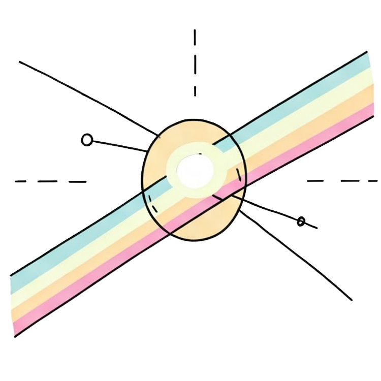 spectrum แปลว่า แถบสีหลายสีที่เกิดจากการหักเหของแสง