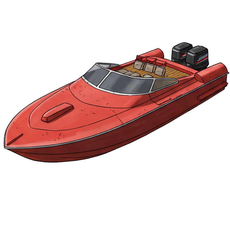 speedboat แปลว่า เรือยนต์