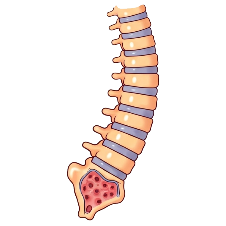 spinal cord แปลว่า เส้นประสาทไขสันหลัง