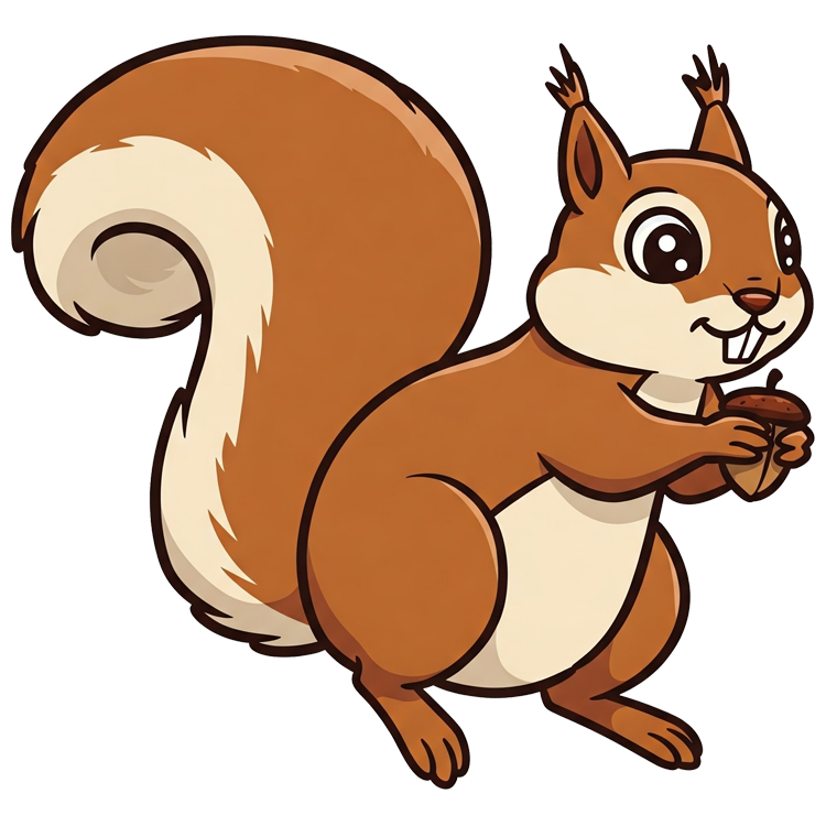 squirrel แปลว่า กระรอก