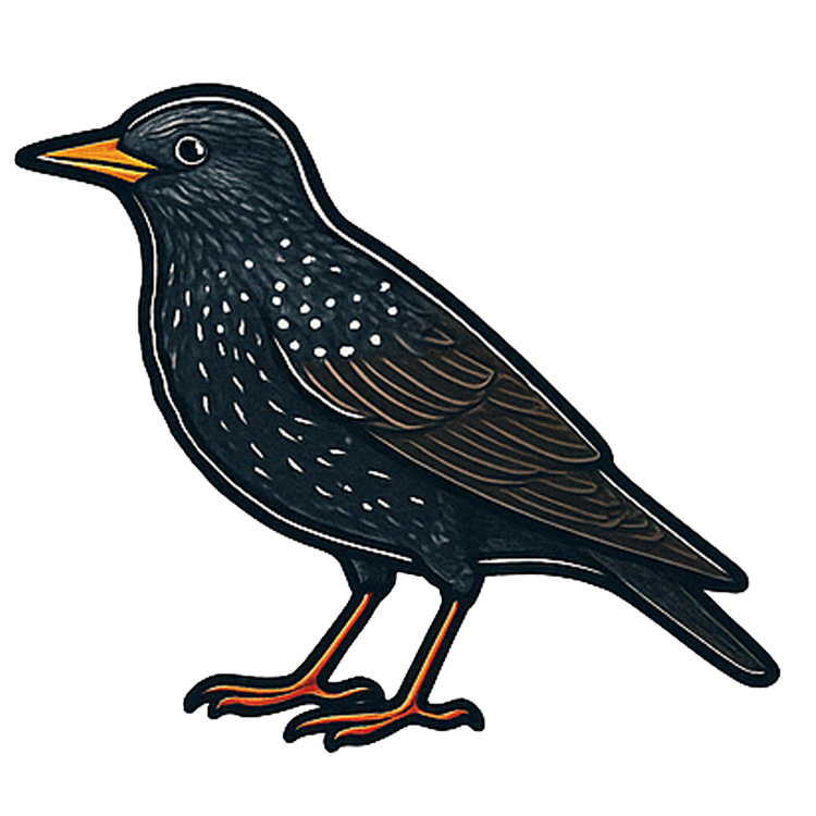 starling แปลว่า นกเล็กชนิดหนึ่ง
