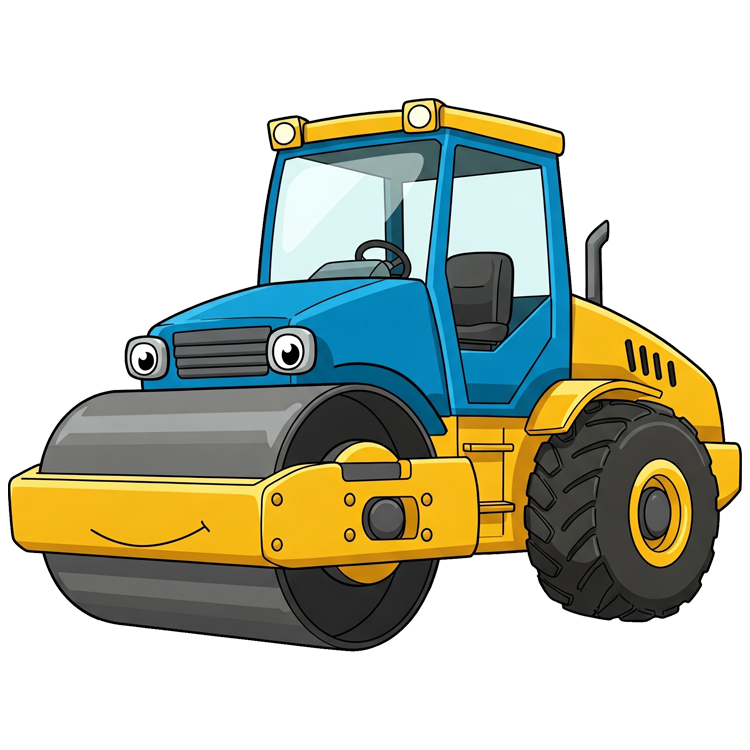 steamroller แปลว่า รถบดถนน