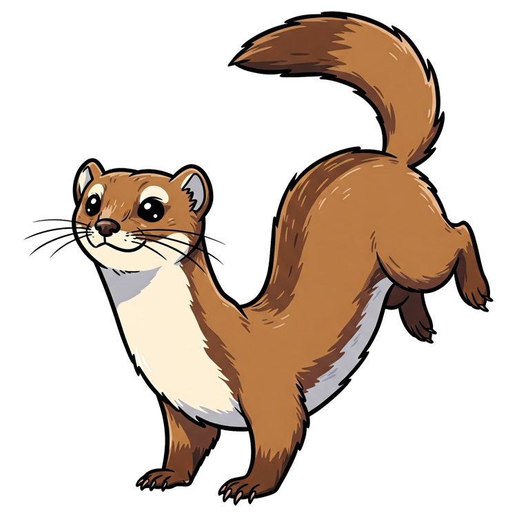 stoat แปลว่า สัตว์คล้ายหนู