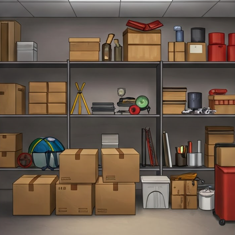 storeroom แปลว่า ห้องเก็บของ