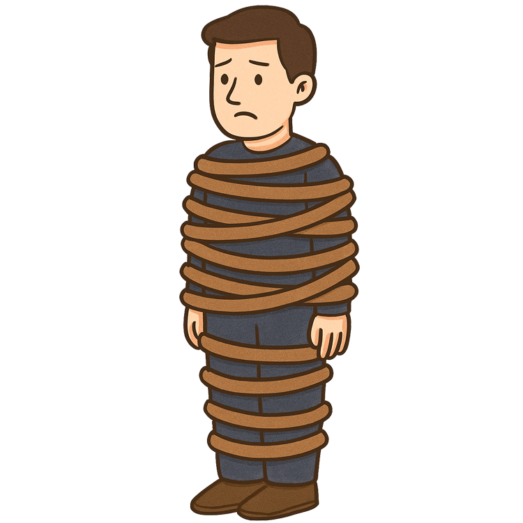 strap แปลว่า รัด,มัด,พัน