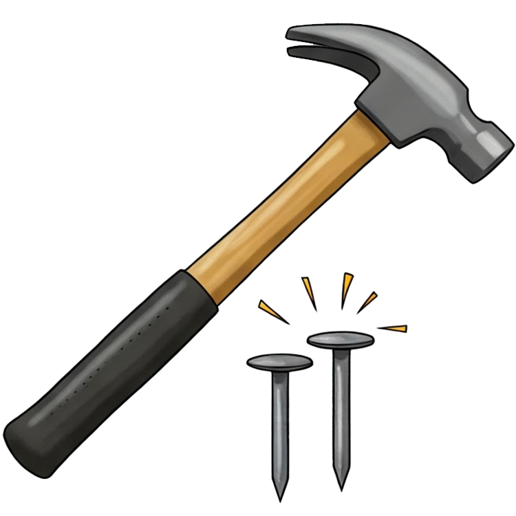 strike แปลว่า ตี,ตอก,ทุบ