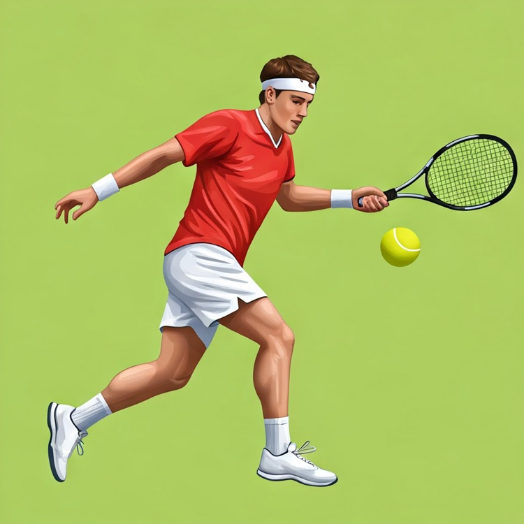 stroke แปลว่า การตีลูกเทนนิสหรือลูกกอล์ฟ