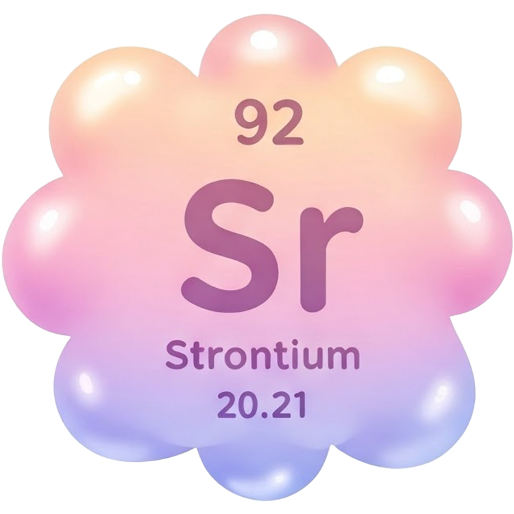 strontium แปลว่า ธาตุโลหะชนิดหนึ่ง (Sr)