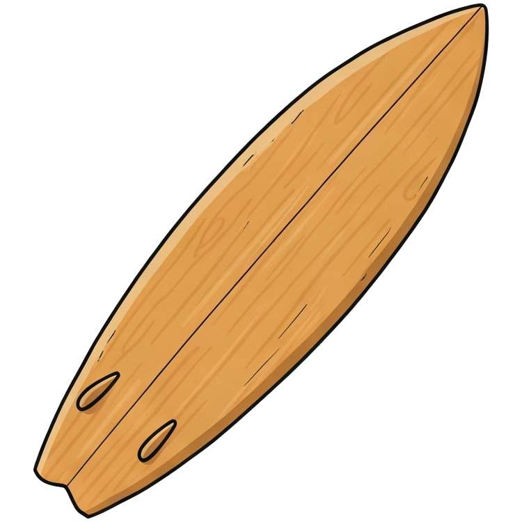 surfboard แปลว่า กระดานโต้คลื่น