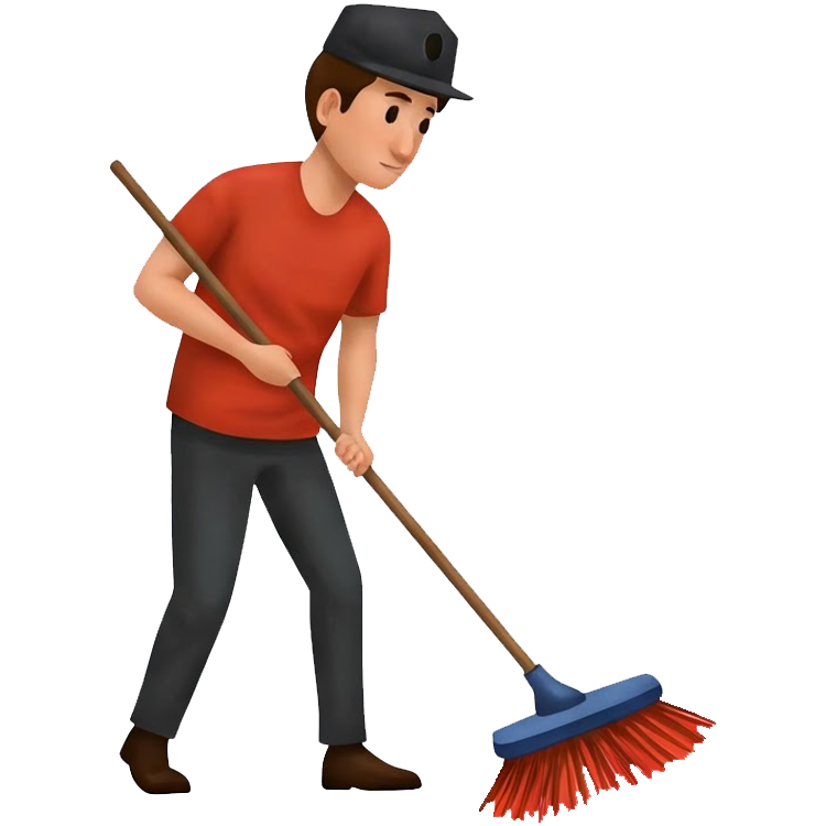 sweep แปลว่า กวาด,ปัด