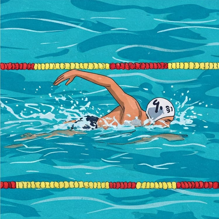 swimming แปลว่า กีฬาว่ายน้ำ