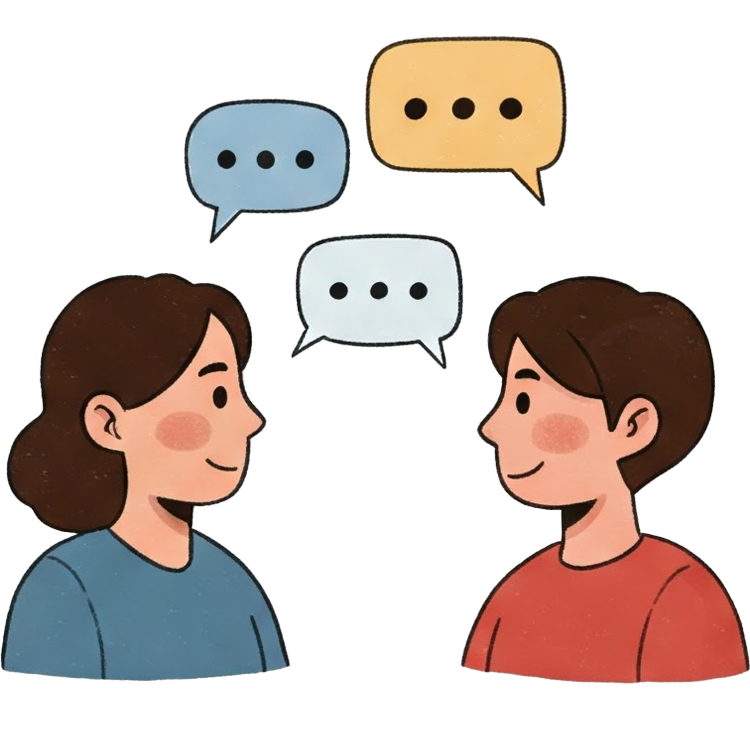 talk แปลว่า พูดคุย