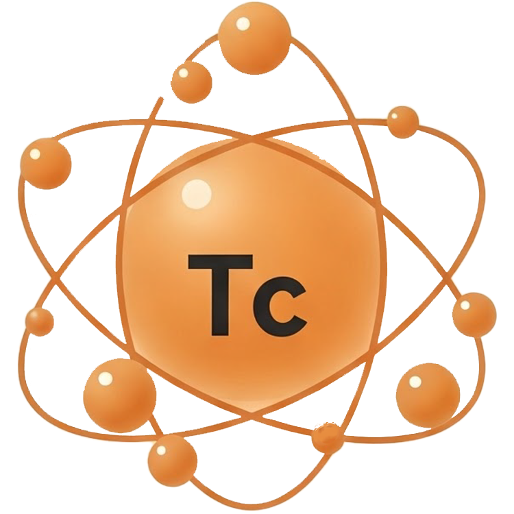 technetium แปลว่า ธาตุโลหะกัมมันตรังสี (Tc)