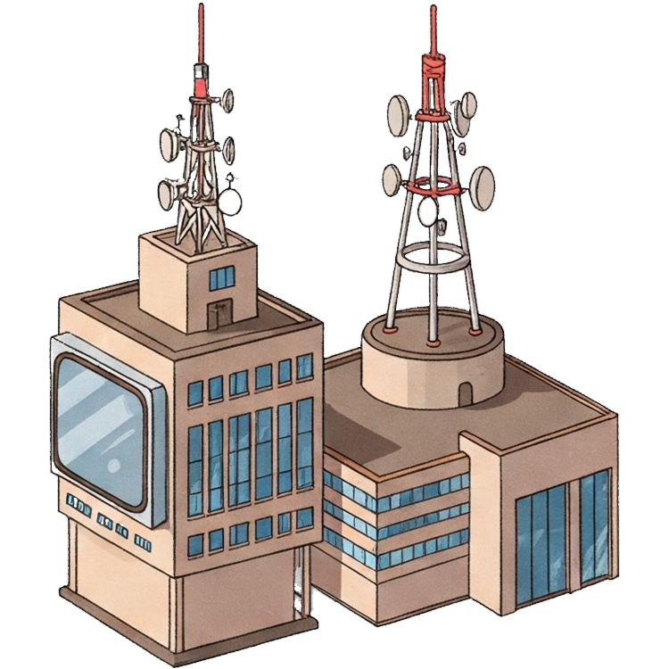 television station แปลว่า สถานีโทรทัศน์