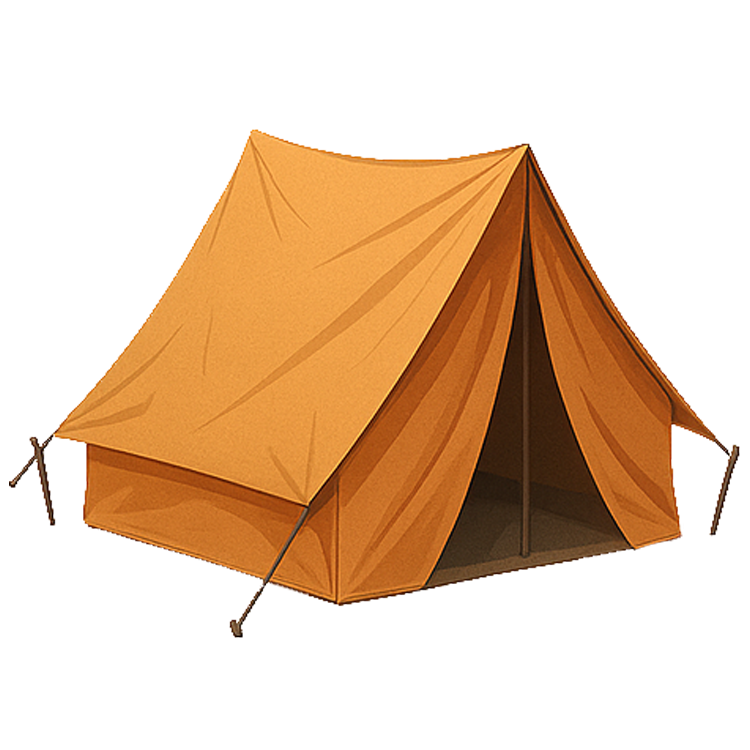 tent แปลว่า เต็นท์,กระโจม