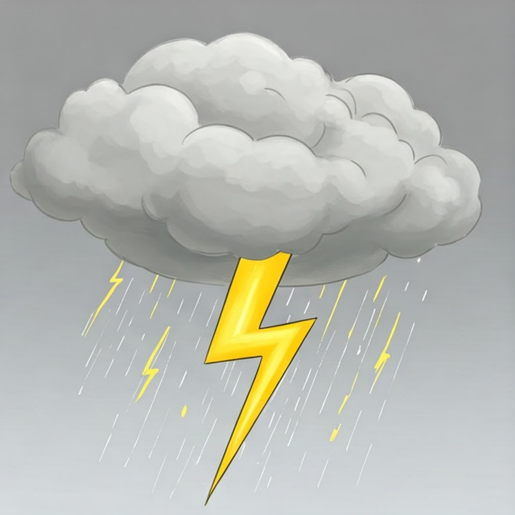 thunderstorm แปลว่า พายุเมฆ