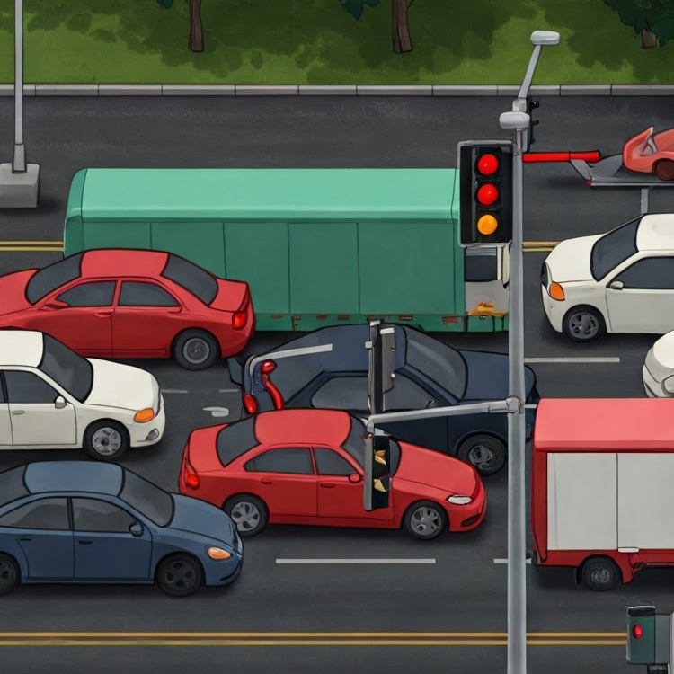 traffic แปลว่า การจราจร