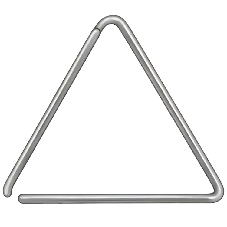 triangle แปลว่า เหล็กเคาะจังหวะรูปสามเหลี่ยม