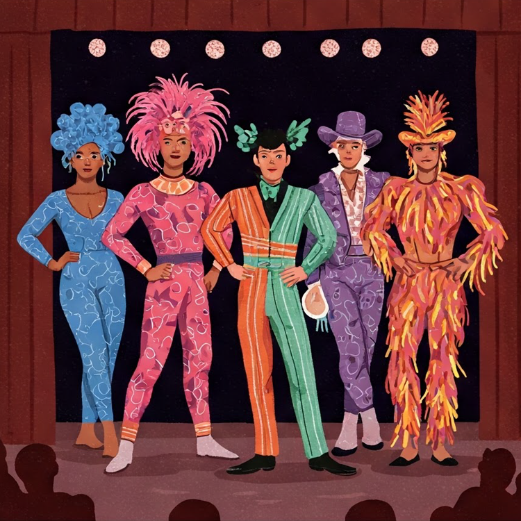 troupe แปลว่า คณะผู้แสดง