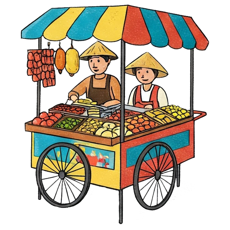 vend แปลว่า เร่ขาย