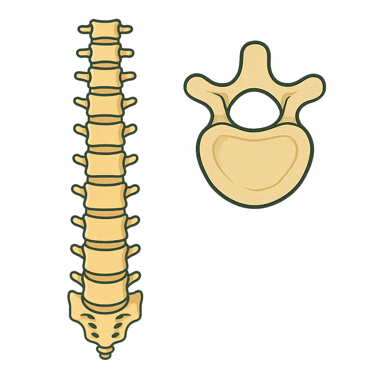 vertebra แปลว่า กระดูกสันหลัง