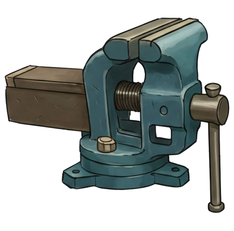 vise แปลว่า เครื่องมือใช้หนีบจับวัตถุให้แน่น