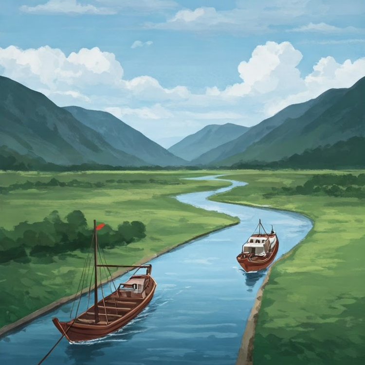 waterway แปลว่า ทางน้ำ(เช่น แม่น้ำคลอง)