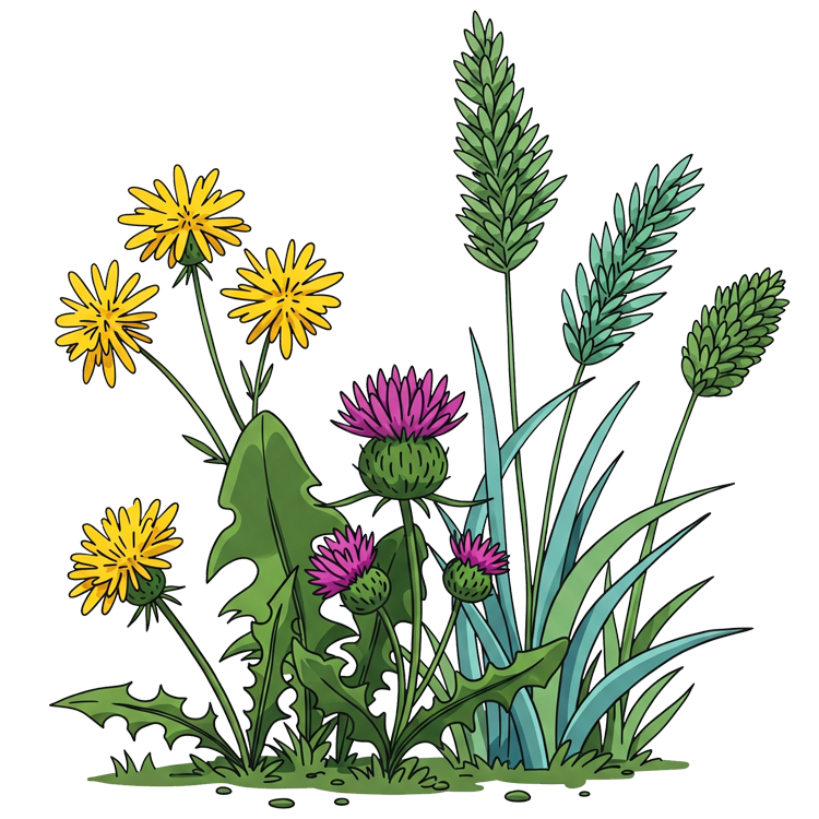 weed แปลว่า วัชพืช