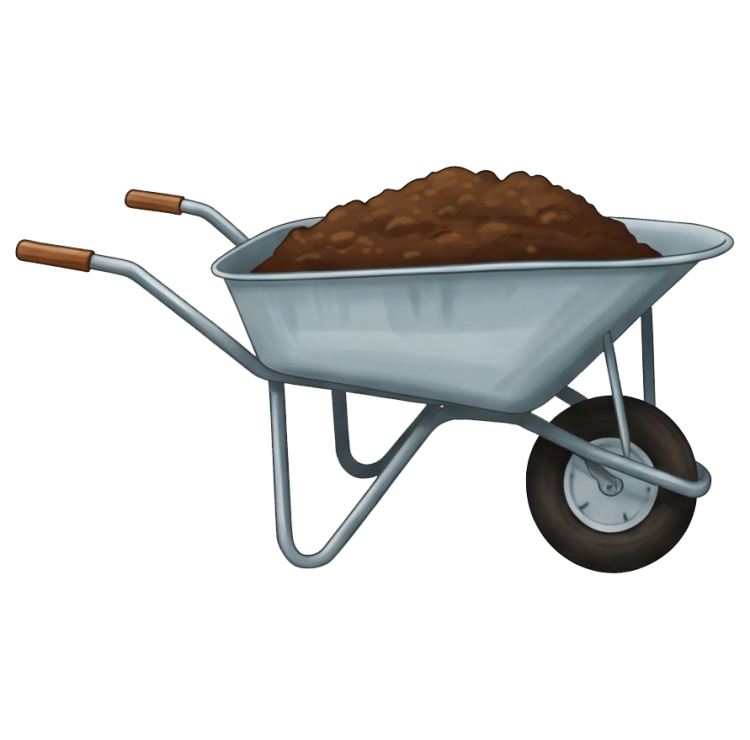 wheelbarrow แปลว่า รถเข็นล้อเดียว