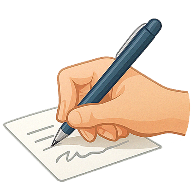 writing แปลว่า การเขียนหนังสือ