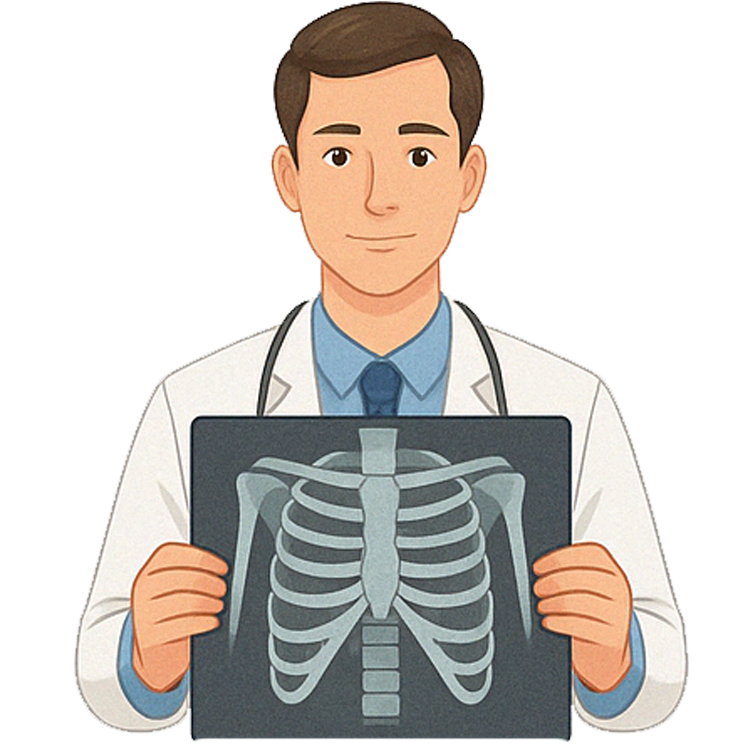 x-ray แปลว่า ถ่ายภาพด้วยรังสีเอ็กซ์