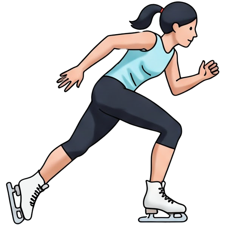 ice skating แปลว่า กีฬาสเก็ตน้ำแข็ง