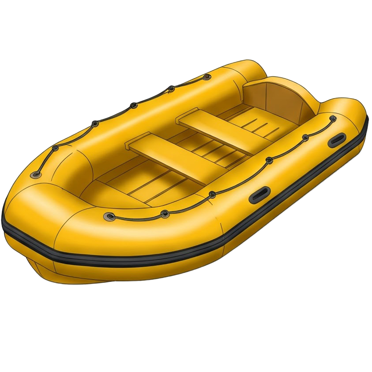rubber boat แปลว่า เรือยาง