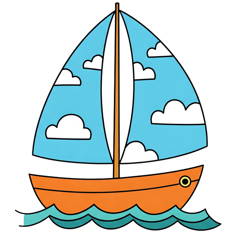 sailing boat แปลว่า เรือใบ
