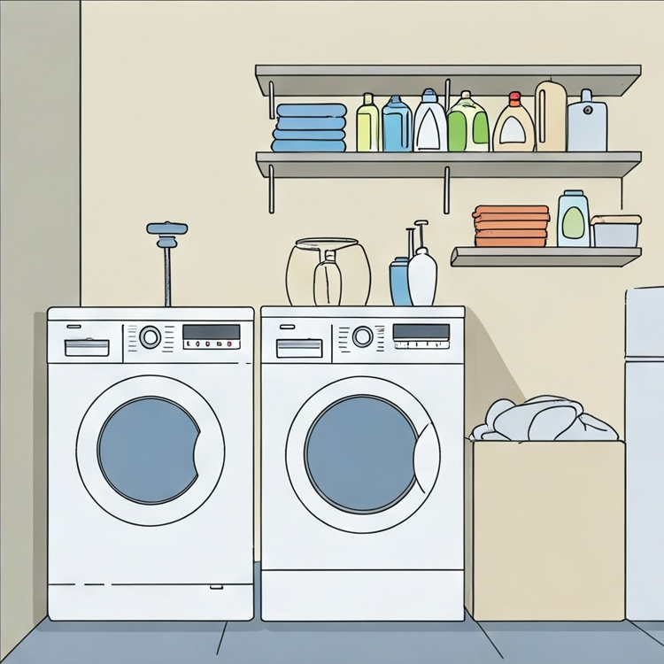 laundry room แปลว่า ห้องซักรีด